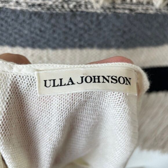 ULLA JOHNSON Smocked Gauze Cowrie Dress Size 4 - Picture 10 of 12